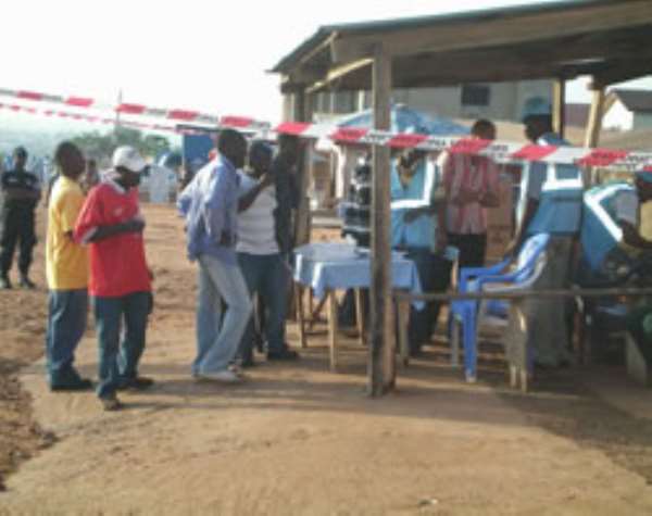 Voting in Election 2008 ends